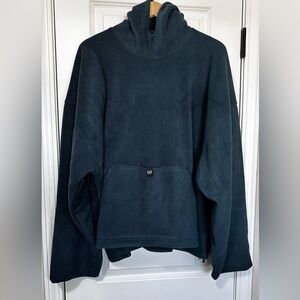 Yeezy Gap Engineered by Balenciaga Polar Fleece Padded Hoodie Dark Blue Unisex